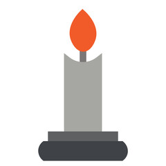 Candle Flat Icon