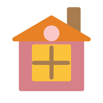 Cottage Flat Icon