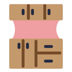Kitchen Cabinets Flat Icon
