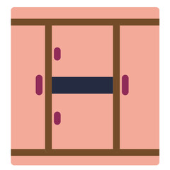 Wardrobe Flat Icon