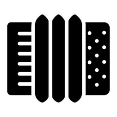 accordion glyph icon