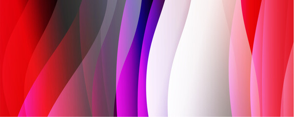 Abstract background, trendy simple fluid color gradients waves. Vector Illustration For Wallpaper, Banner, Background, Card, Book Illustration, landing page