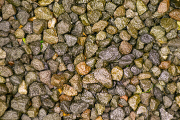 Natural color of volcanic rocks from Mount Merapi in Yogyakarta, Indonesia for background