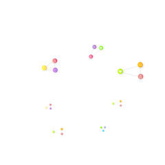 Social media marketing icons internet tags target