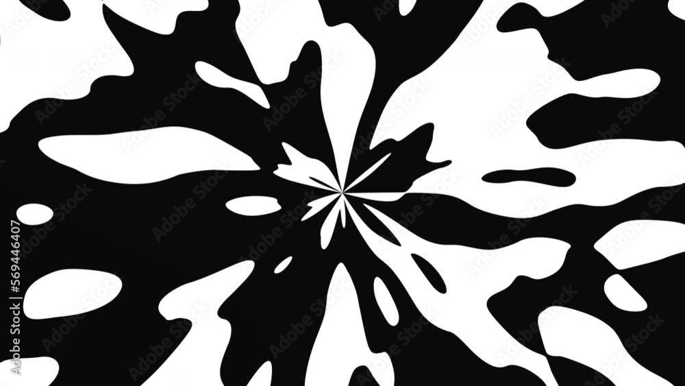 Poster seamless abstract wavy background for loop playback. 4k video