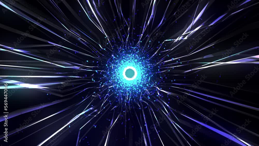 Poster colorful tunnel background. abstract circular tunnel. vortex tunnel. wormhole. abstract energy tunne