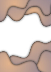 Simple poster or flyer templates background with artistic and modern creamy liquid patterns. Suitable for the announcement purposes of business and advertising. A4 paper size. Available for text.