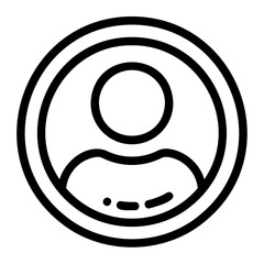 Icon user Illustration can be used for web app info graphic etc