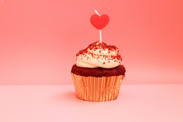 Red Velvet Cup Cake for Valentine's Day