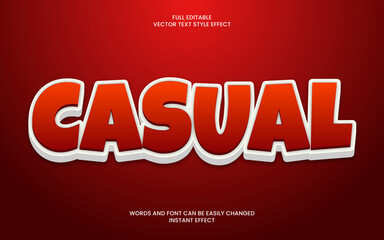 Casual Text Effect 