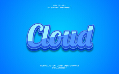 Cloud Text Effect 
