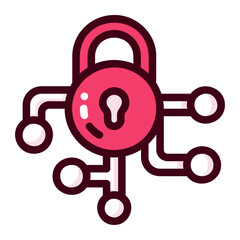 Icon lock Illustration can be used for web app info graphic etc