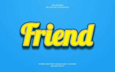 Friend Text Effect 