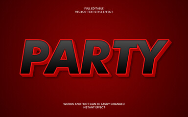 Party Text Effect 