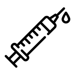 syringe line icon