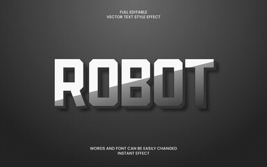 Robot Text Effect 