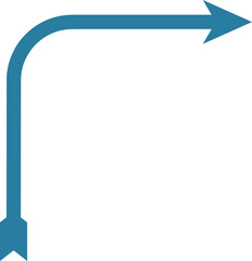 turn right arrow