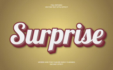 Obraz premium Surprise Text Effect 