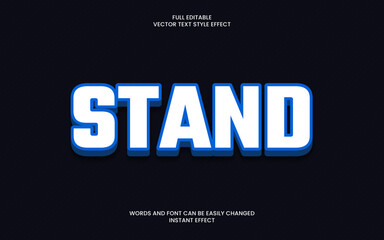 Stand Text Effect 