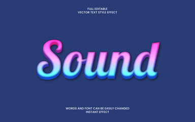 Sound Text Effect 