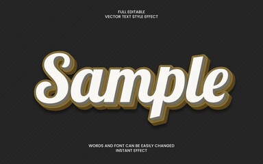Sample Text Effect 