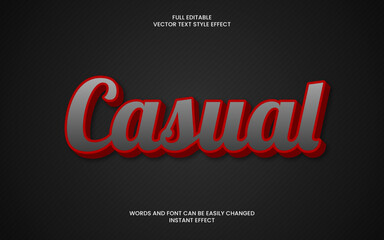 Casual Text Effect 