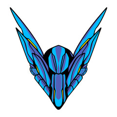 Tribal decal robot racing sport