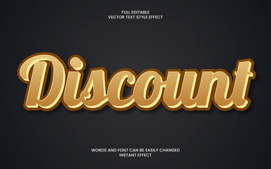 Discount Text Effect 