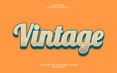 Vintage Text Effect 