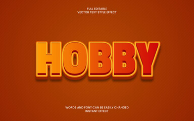 Hobby Text Effect 