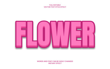 Flower Text Effect 
