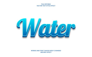 Water Text Effect 