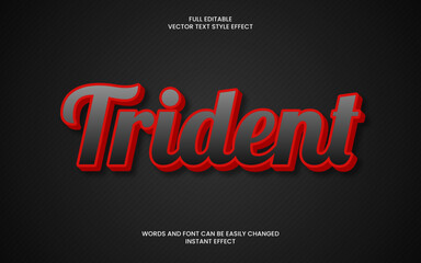 Trident Text Effect 