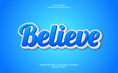 Believe Text Effect 