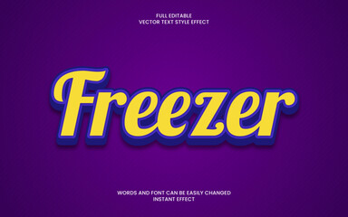 Freezer Text Effect 