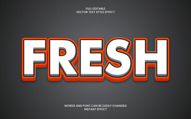 Fresh Text Effect 