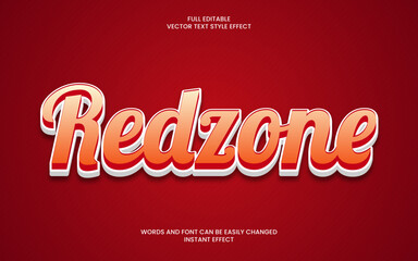 Redzone Text Effect 