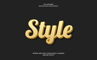 Naklejka premium Style Text Effect 