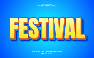 Festival Text effect 