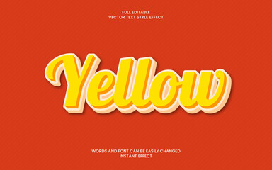 Yellow Text effect 