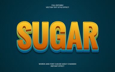 Sugar Text effect 