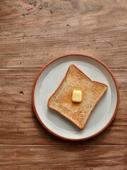 Toast bread with butter 