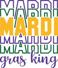 Mardi Gras King SVG
