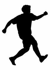 running silhouette