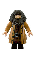 Naklejka premium Dortmund - Deutschland 8. Februar 2023 Lego Minifigur Hagrid aus Harry Potter