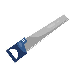 Hand saw illustration isolated