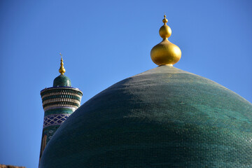 Dome and minaret of Khiva