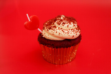 Red Velvet Cup Cake for Valentine's Day