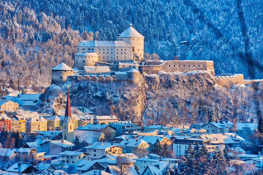 Kufstein town with fortress