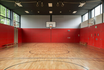 Interiors of a sports hall, Munich, Bavaria, Germany